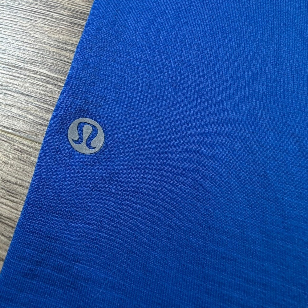 Lululemon Men's Metal Vent Tech Short Sleeve Performance Shirt Royal Blue XL